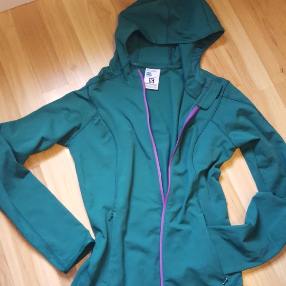Salomon light jacket or warm layer.